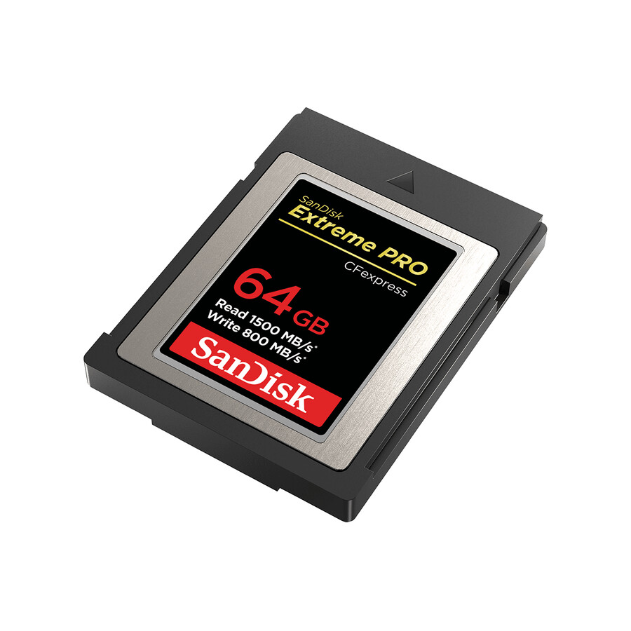 64 gb sandisk extreme pro cfexpress-kort typ b sandisk
