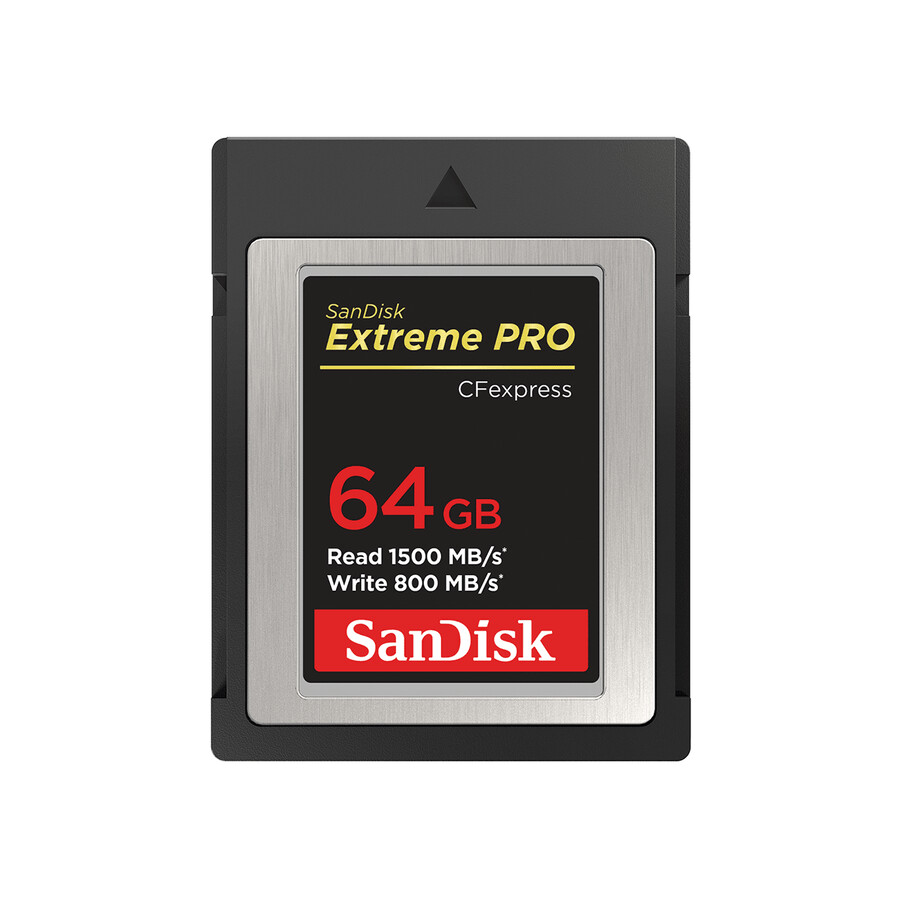 128 gb sandisk extreme pro cfexpress-kort typ b sandisk