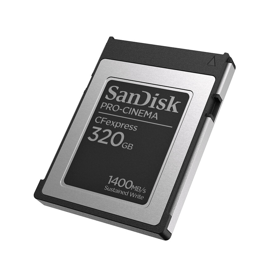 320 gb sandisk pro-cinema cfexpress typ b-minneskort sandisk