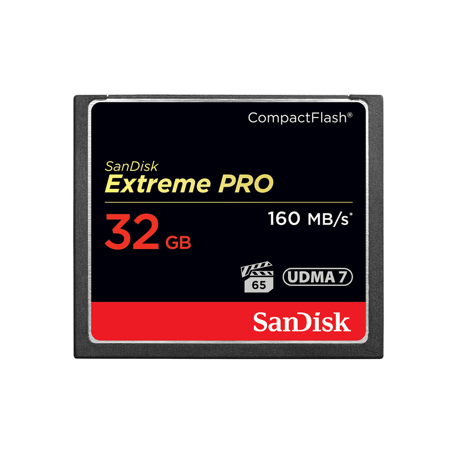 32 gb extreme pro compactflash-minneskort sandisk