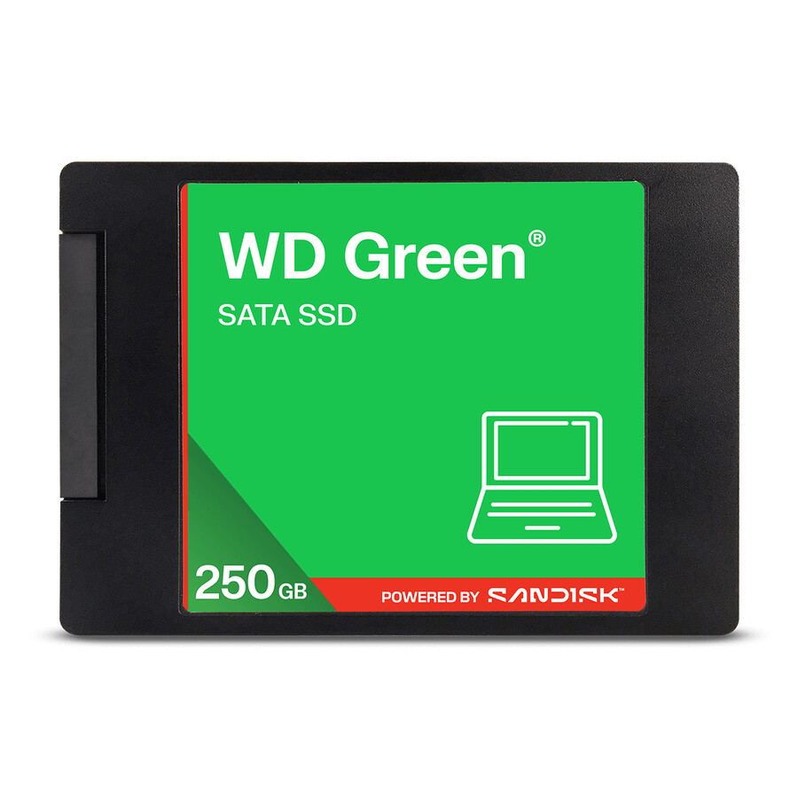 500 gb 25-tums wd green sata ssd 257 mm hölje sandisk