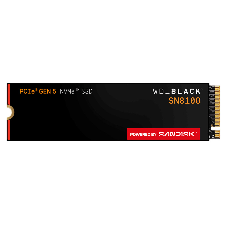 8 tb wd_black sn8100 nvme ssd med kylfläns sandisk
