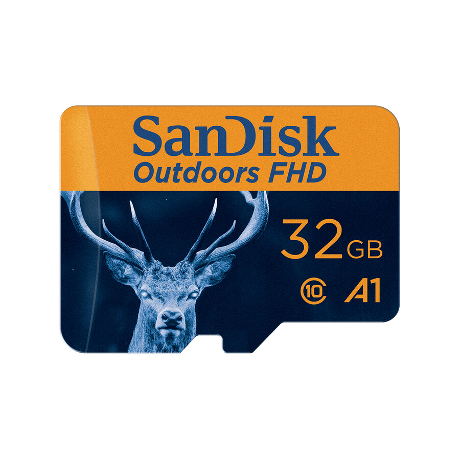512 gb orange sandisk outdoors fhd microsdhcxc uhs-i minneskort med adapter sandisk
