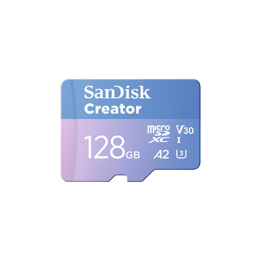 128 gb sandisk creator microsd-kort sandisk