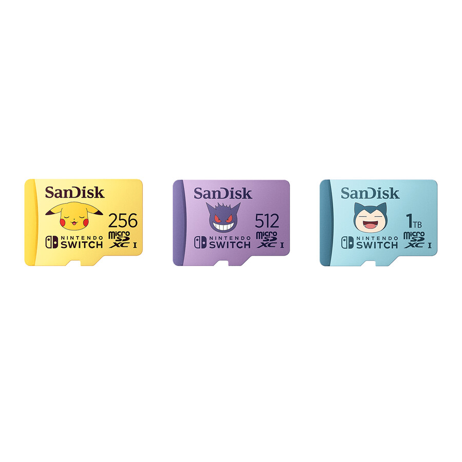 512 gb sandisk pokémon microsd-kort sandisk