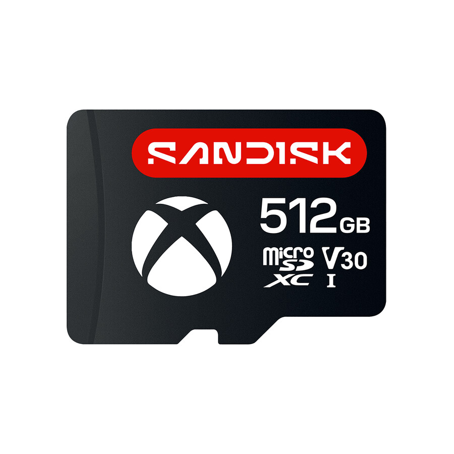 512 gb sandisk microsd-kort för rog xbox ally x sandisk
