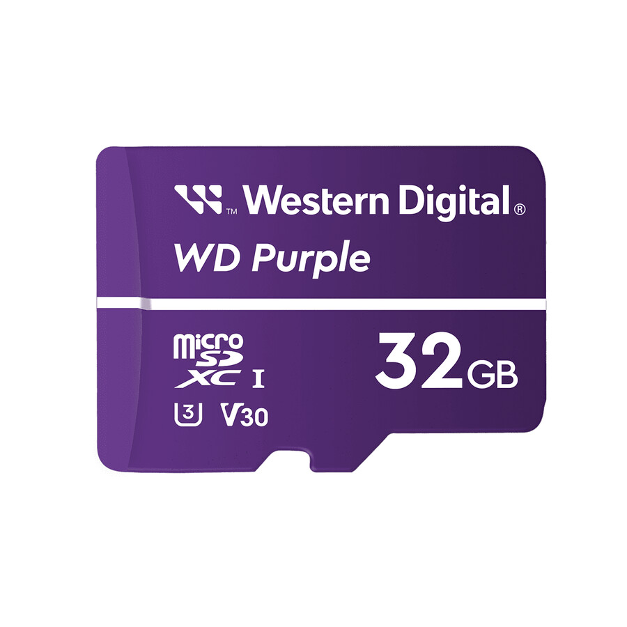 32 gb microsdhc wd purple sc qd102 högpresterande microsd-kort sandisk