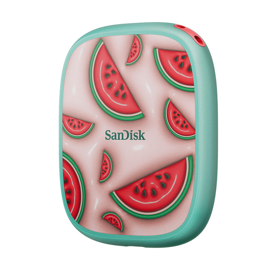 1 tb sandisk telefon ssd - kompatibel med magsafe - watermelon sandisk