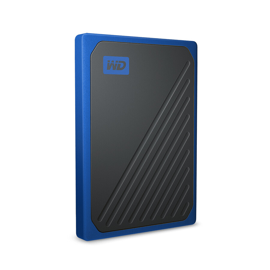 2 tb blå my passport go sandisk