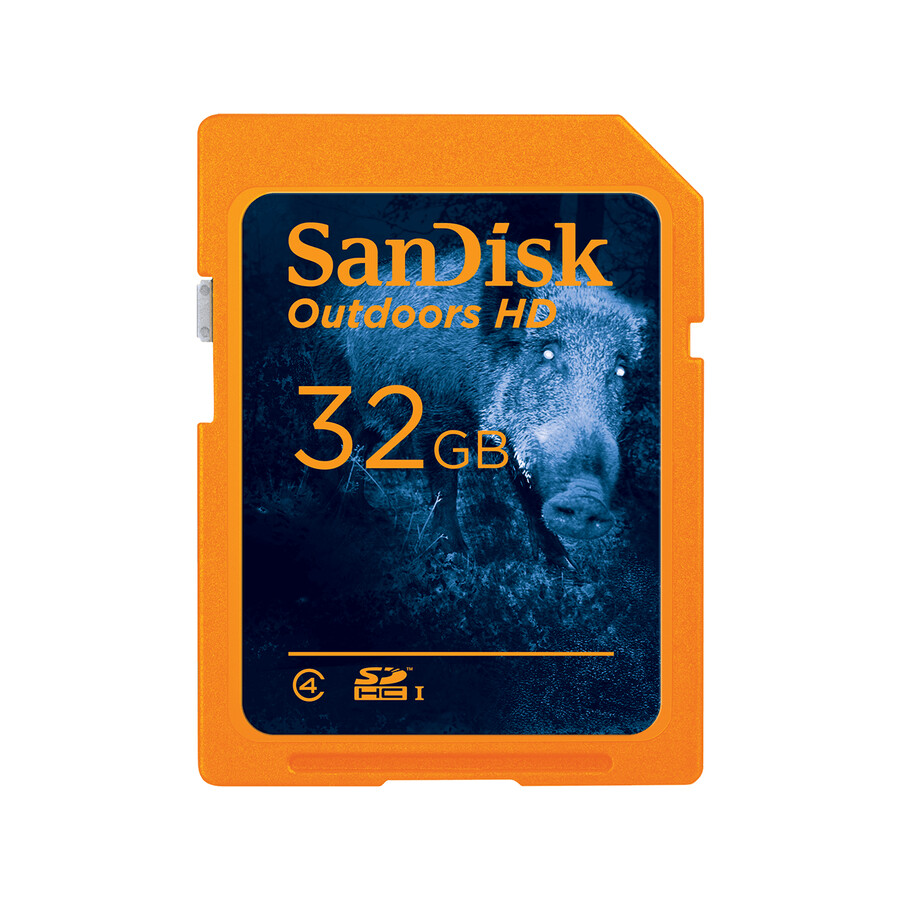 32 gb orange sandisk outdoors hd sdhc uhs-i-kort sandisk