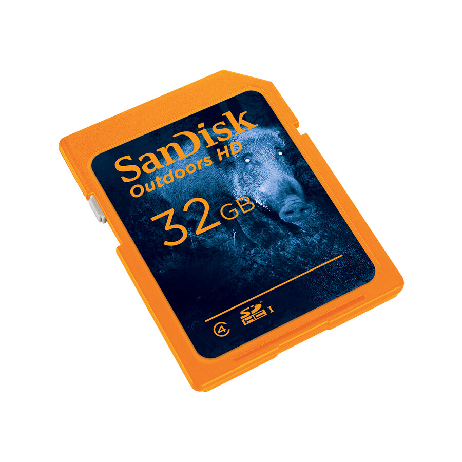 32 gb orange sandisk outdoors hd sdhc uhs-i-kort sandisk
