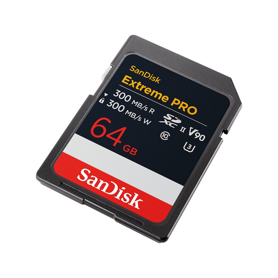 256 gb sandisk extreme pro sd uhs-ii-kort v90 sandisk