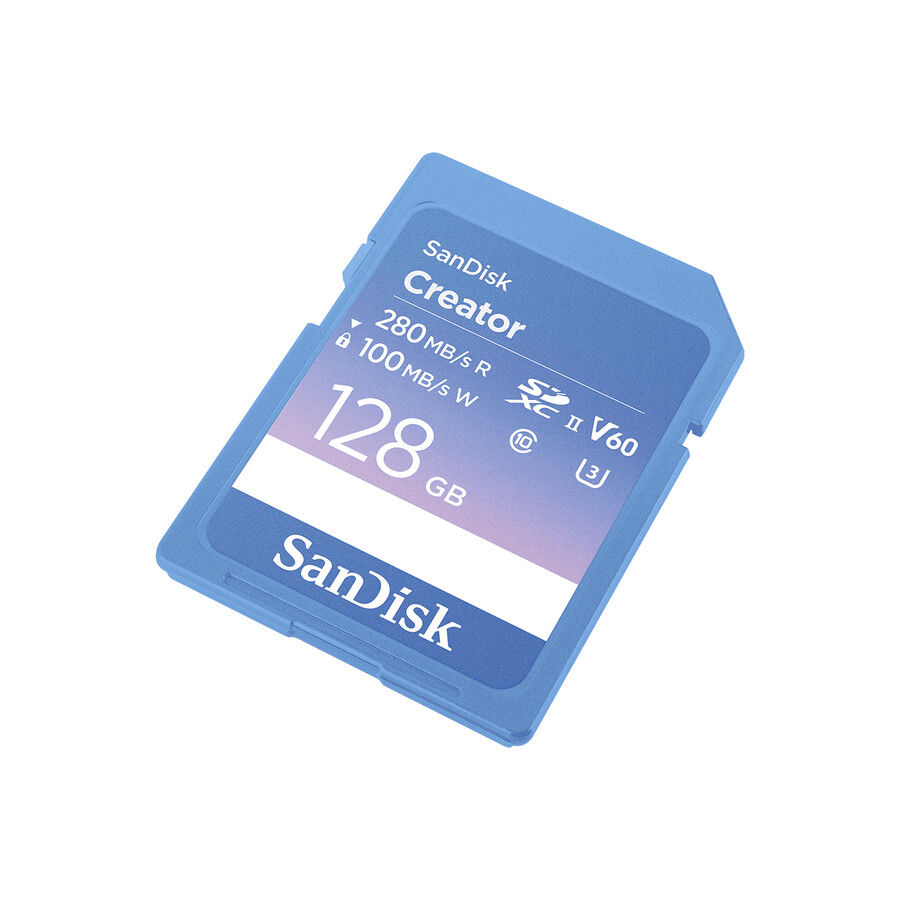 256 gb sandisk creator sd uhs-ii-kort sandisk