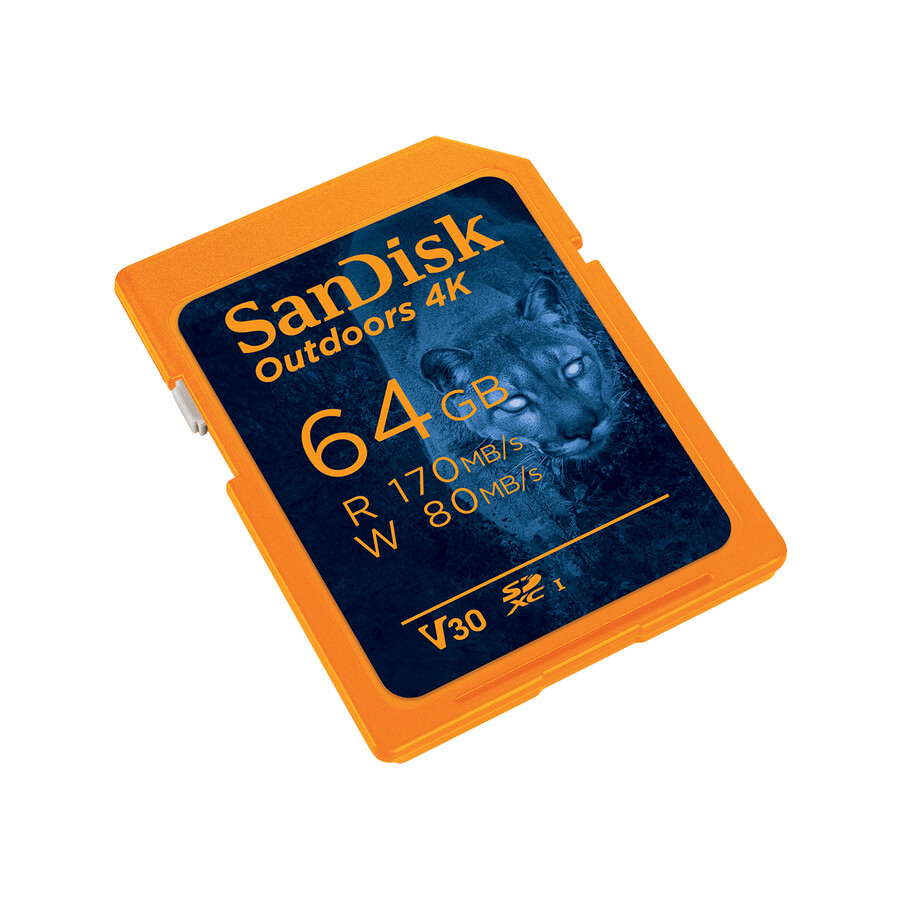 128 gb orange sandisk outdoors 4k sd uhs-i-kort sandisk