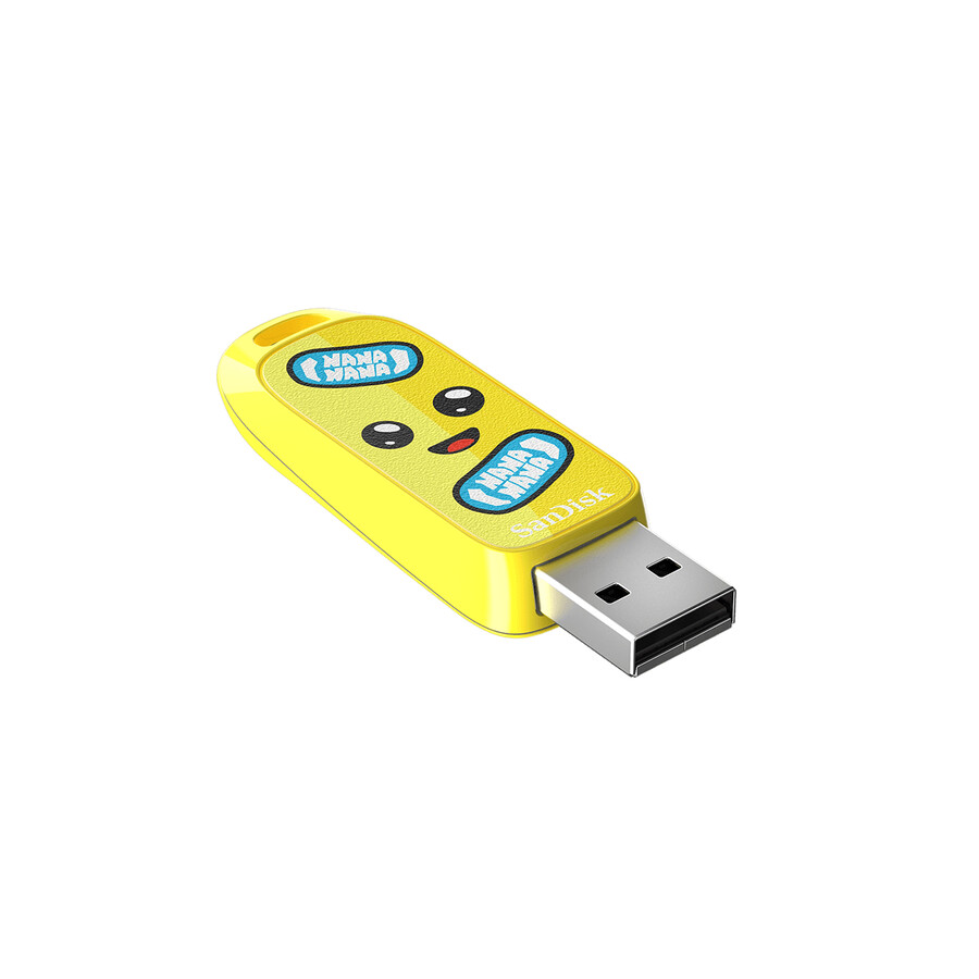 64 gb sandisk fortnite usb-minne peely edition sandisk