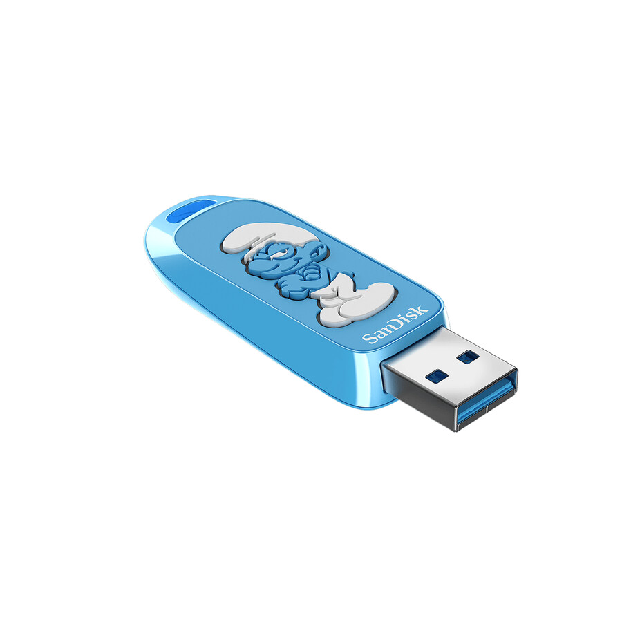 64 gb sandisk smurfs usb-minne sandisk