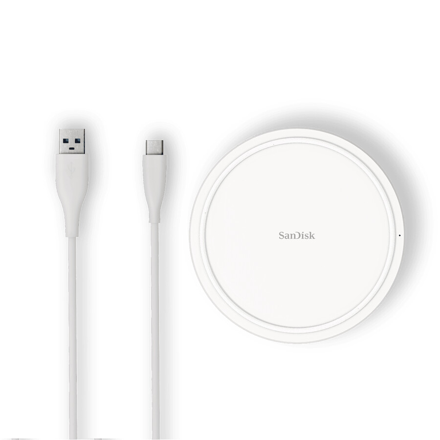 sandisk ixpand trådlös laddningsplatta 15w ingen nätadapter sandisk
